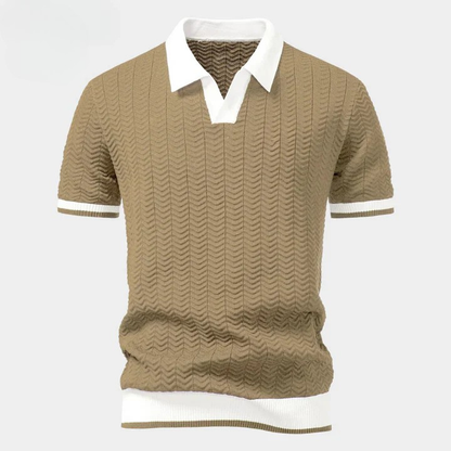 [Bundle Duo] Monaco Textured Knit Polo