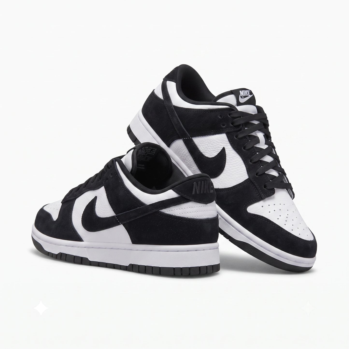 Nike Dunk Low Suede Panda Negro