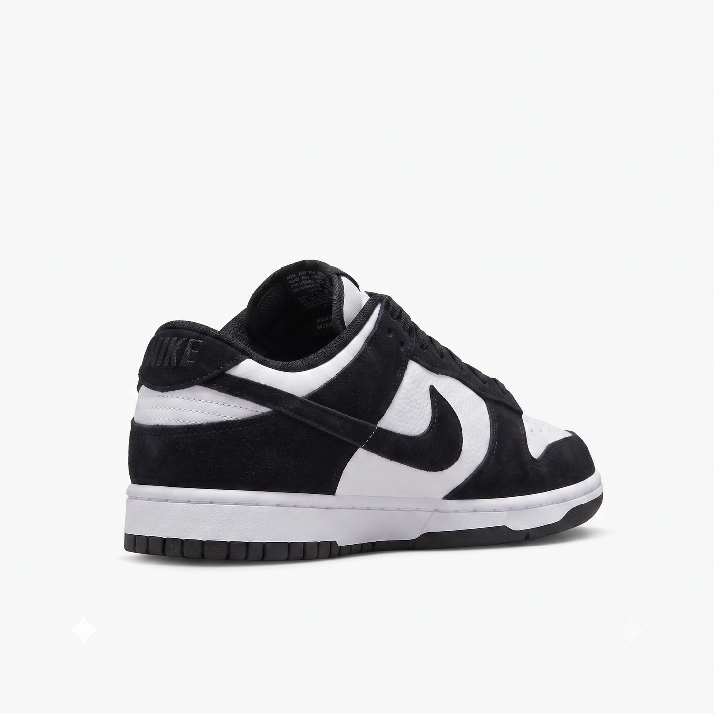 Nike Dunk Low Suede Panda Negro