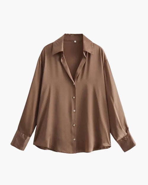 Vernier Éclat Satin Blouse